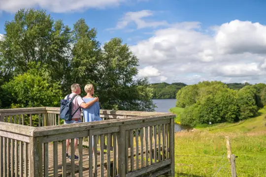 Aussichtsplattform am Sankelmarker See