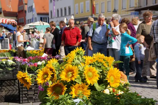 Wochenmarkt in Gunzenhausen