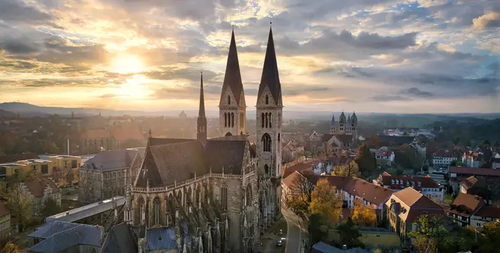 Blick über Halberstadt