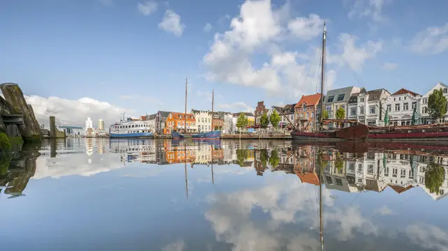 Hafenkulisse in Husum
