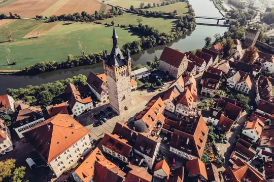 Kaiserpfalz von oben