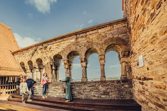 Bad Wimpfen Kostümführung, Stauferarkaden