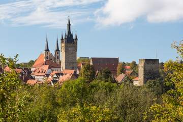 Stadtansicht Bad Wimpfen mit der ehemaligen Staufischen Kaiserpfalz