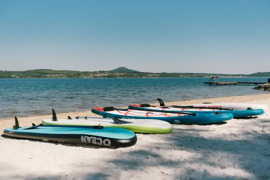 Strand und SUP-Boards