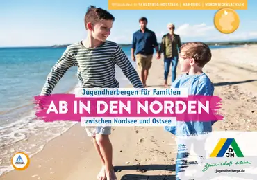 Katalog von Jugendherbergen zwischen Nordsee und Ostsee ansehen