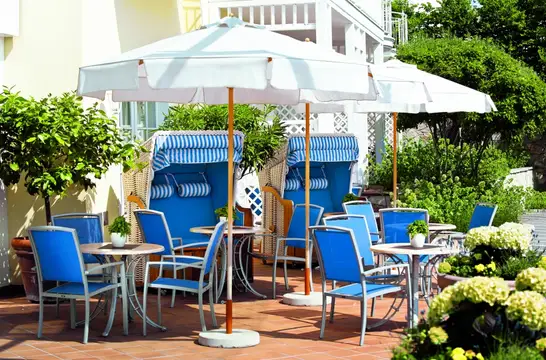 Kleine Strandburg Terasse