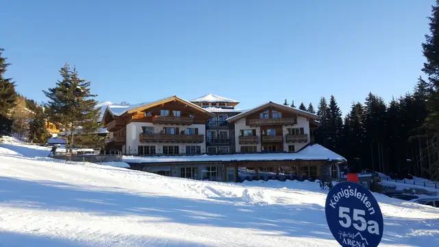 Direkt an der Skipiste