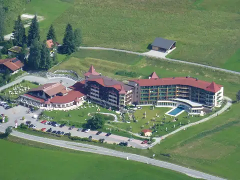 Der Laterndl Hof aus der Vogelperspektive