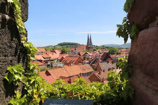 Aussicht auf Alfeld (Leine) vom Fillerturm