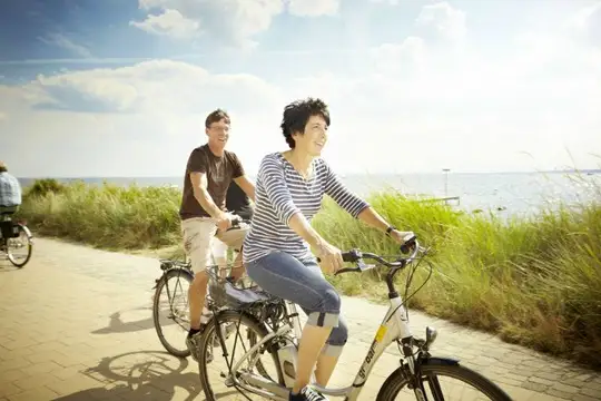 Radfahren an der Ostsee