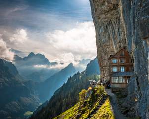 Aescher Berggasthaus auf der Ebenalp