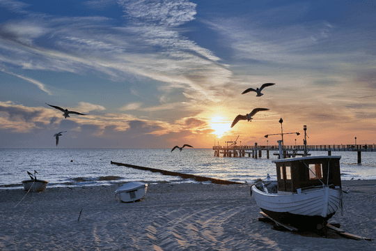 Fischkutter auf Usedom