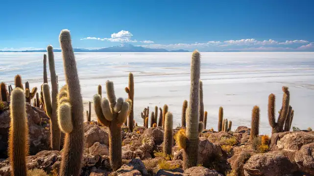 Salar de Uyuni in Bolivien