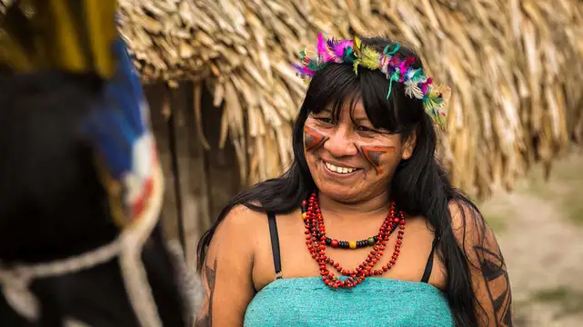 Frau der Tupi Guarani