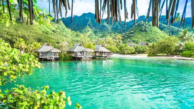 Lagune von Moorea