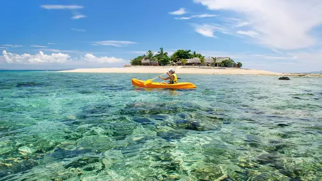 Wassersport in der Südsee