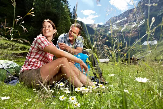 In mitten einer tollen Kulisse