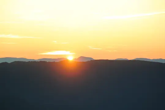 Sonnenaufgang über dem Belchen