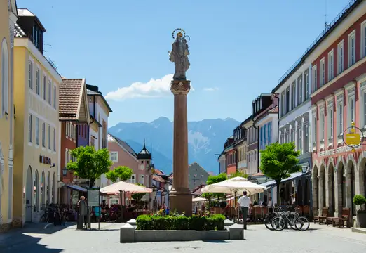 Fußgängerzone in Murnau