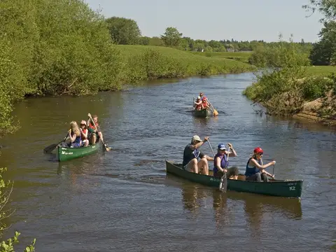 Genießer-Kanutouren auf dem Flüsschen Hunte