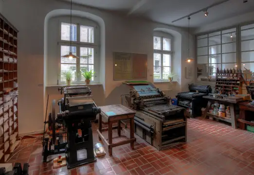 Museum für Stadtgeschichte mit Schaudruckerei