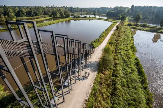 Vizinalbahn-Radweg und Aussichtsturm Himmelsleiter