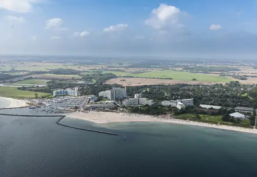 Ostsee Resort Damp von oben