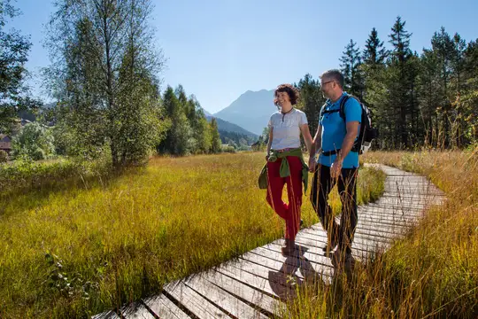 Spazierengehen im Pfrontener Tal