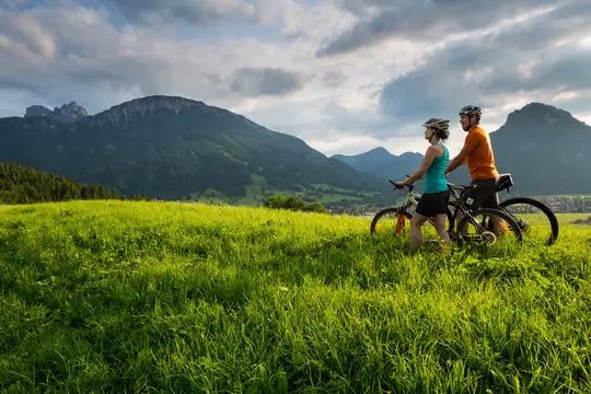Radeln mit Panoramablick
