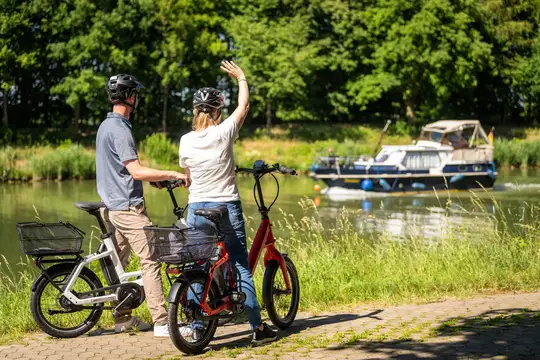 Radtour am Mittellandkanal