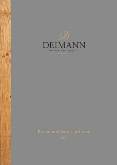 Katalog von Romantik- und Wellnesshotel Deimann im Sauerland ansehen