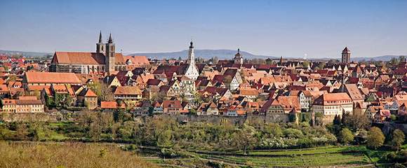 Silhouette von Rothenburg