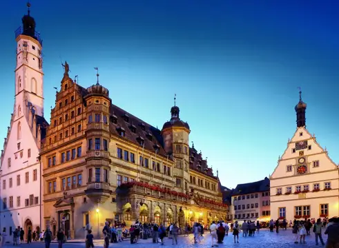 Marktplatz am Abend
