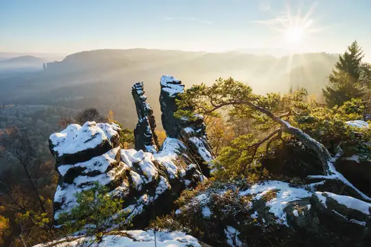 Schrammsteine - Blick