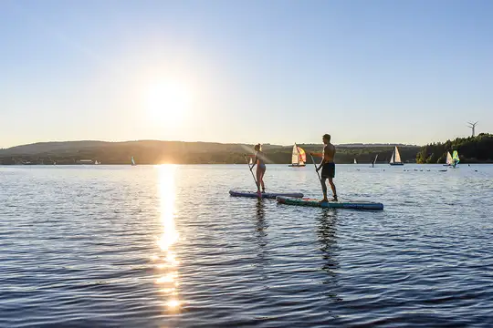 Wassersport am Bostalsee