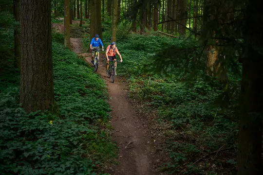 Ein Paradies für Mountainbiker - das Höllodrom