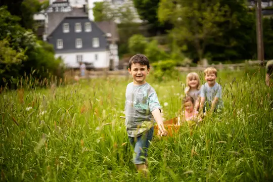 Spaß im Gras