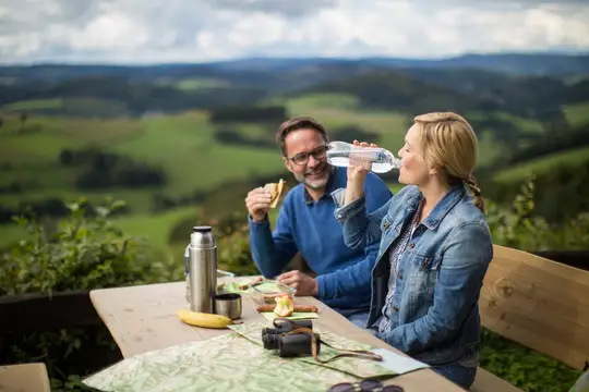 Viele Rastplätze laden während Ihrer Wanderung zur kleinen Pause ein.