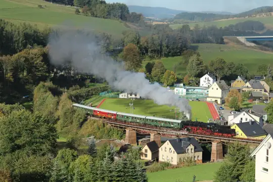 Mit der Erzgebirgischen Aussichtsbahn EAB unterwegs