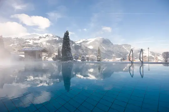 Außenpool Winter