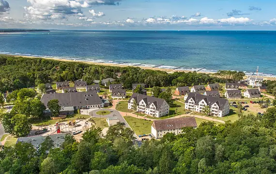 Luftansicht vom StrandResort Markgrafenheide