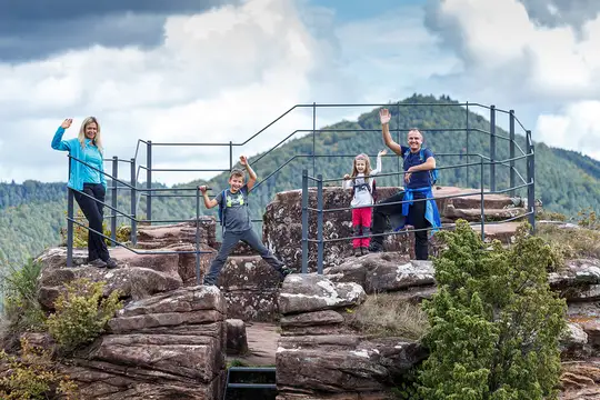 Burgenmassiv Alt-Dahn