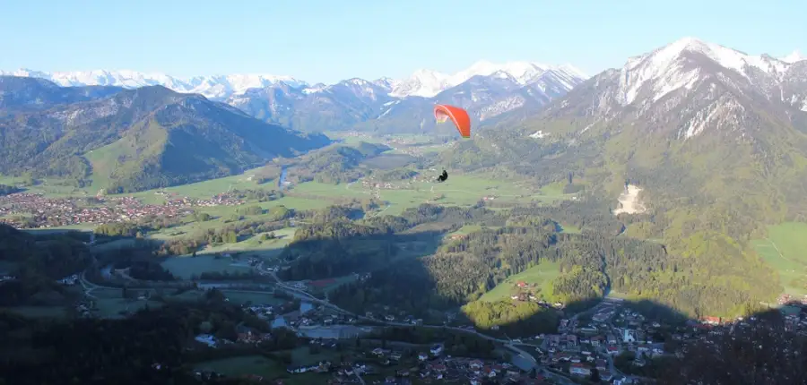 Morgendlicher Flug vom Hochgern