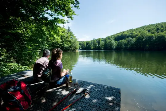 Rast am Wiesenbeker Teich in Bad Lauterberg im Harz