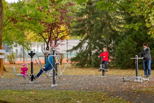 Outdoor-Fitness-Anlage
