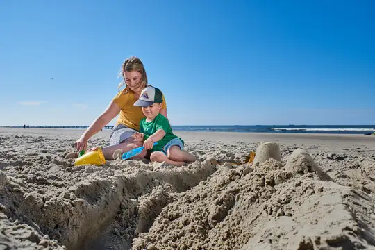 Familie am Strand