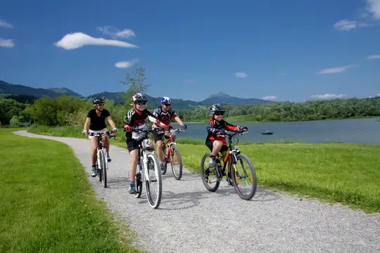 Radfahren mit Familie