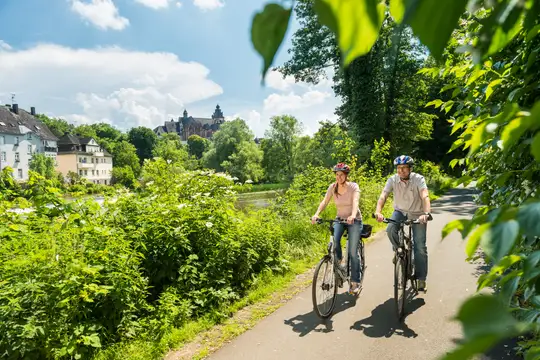 Radfahren an der Lahn