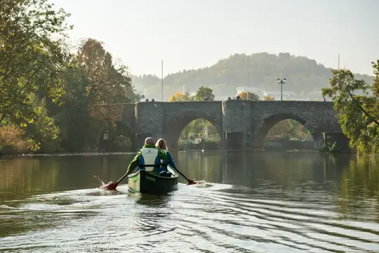 Kanu auf der Lahn
