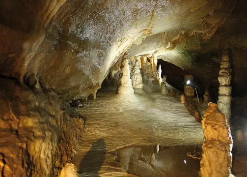 Fantasiegrotte in der Binghöhle bei Streitberg